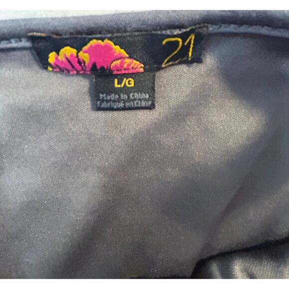 Forever21 Gray Sequin Sleeveless Mini Dress With Adjustable Spaghetti Straps, L - Picture 5 of 6